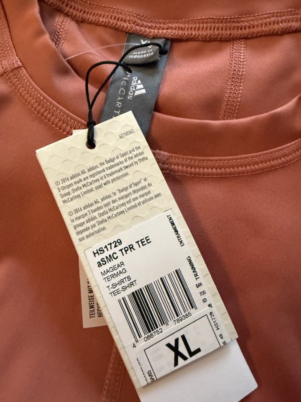 Adidas Stella McCartney TruePurpose Short Sleeve Training Shirt - Size XL - Picture 7 of 13